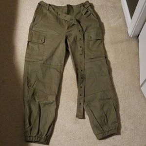 Size Large Fashion Nova Olive Green Cargo Pants